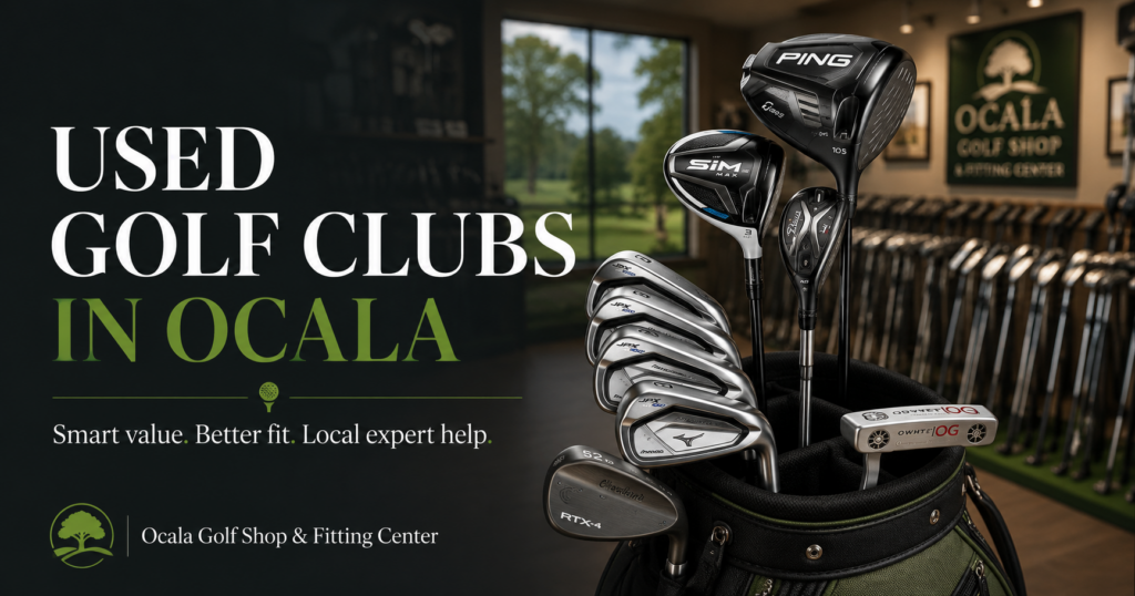 Used golf clubs in Ocala at Ocala Golf Shop and Fitting Center